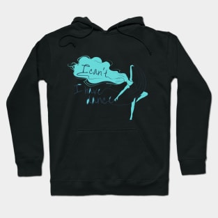 I can't I have dance Blue on Blue Hoodie